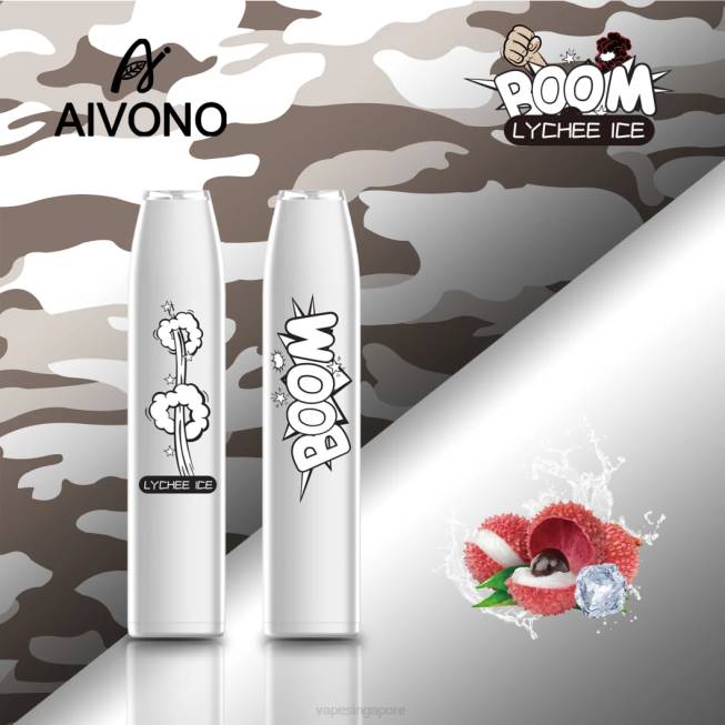 Aivono AIM BOOM 600 Lychee Ice - 82P6365 Disposable Vape SG