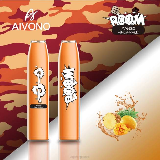 Aivono AIM BOOM 600 Mango Pineapple - 82P6360 Vape Wholesale Supplier