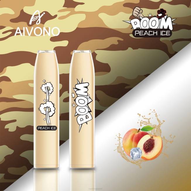 Aivono AIM BOOM 600 Peach Ice - 82P6362 Vape Singapore