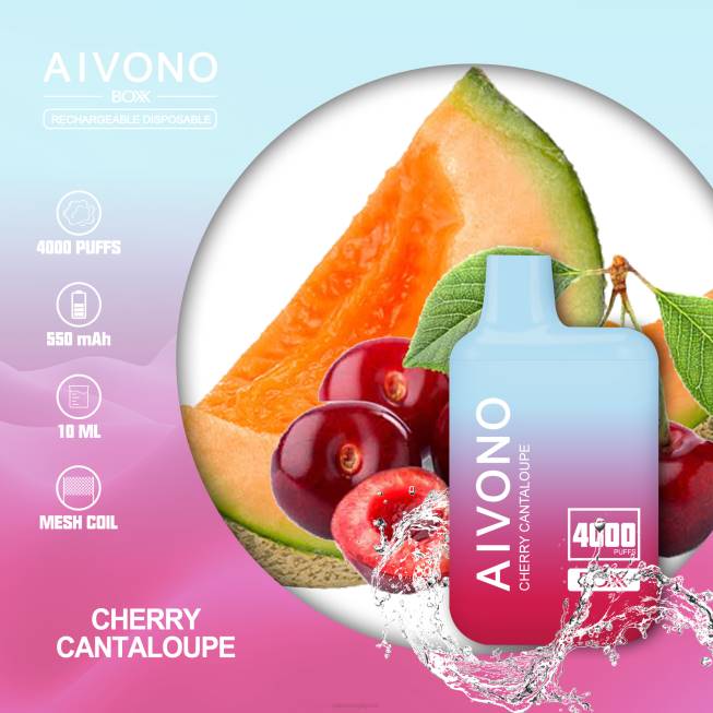 Aivono AIM BOXX 4000 Cherry Cantaloupe - 82P6223 Vape Wholesale Prices