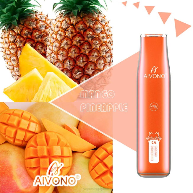 Aivono AIM CAT 400 Mango Pineapple - 82P6340 Vape Wholesale Prices