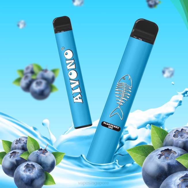 Aivono AIM FISHBONE 600 Blueberry Ice - 82P6279 Vape Wholesale Supplier