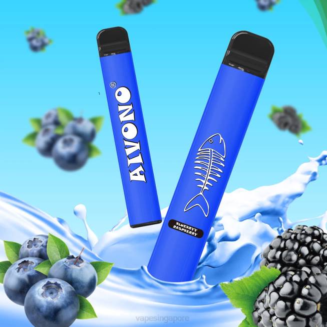 Aivono AIM FISHBONE 600 Blueberry Raspberry - 82P6281 Vape Singapore