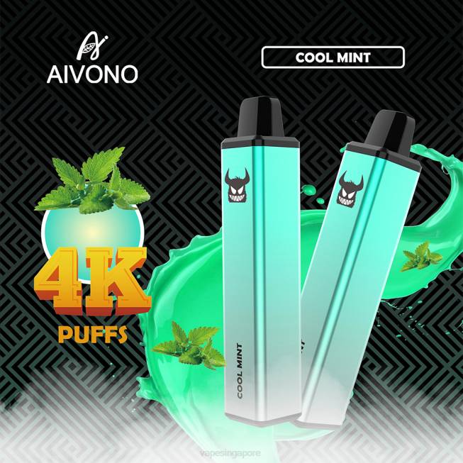 Aivono AIM FREAK 4000 Cool Mint - 82P6254 Vape Singapore