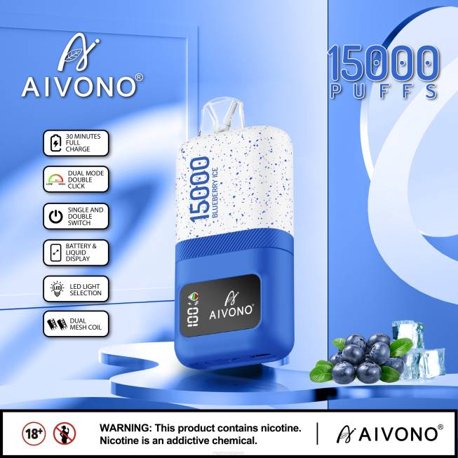 Aivono AIM magic 15000 Blueberry Ice - 82P668 Disposable Vape SG