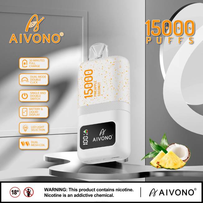 Aivono AIM magic 15000 Pineapple Coconut - 82P672 Vape Wholesale Supplier