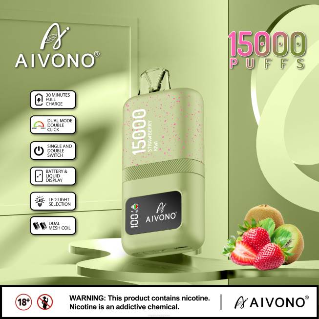 Aivono AIM magic 15000 Strawberry Kiwi - 82P663 Vape Wholesale Supplier