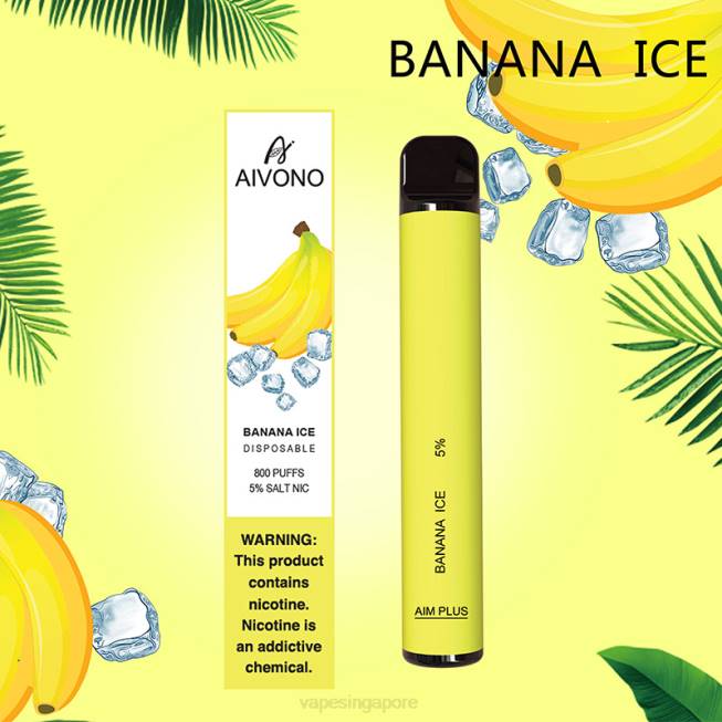 Aivono AIM PLUS 800 Banana Ice - 82P6171 Vape Wholesale Supplier