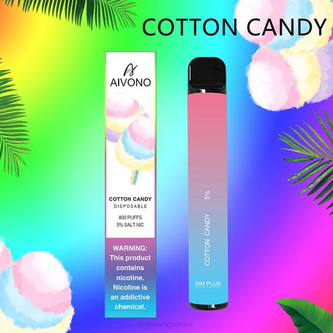 Aivono AIM PLUS 800 Cotton Candy - 82P6178 Vape Wholesale Prices