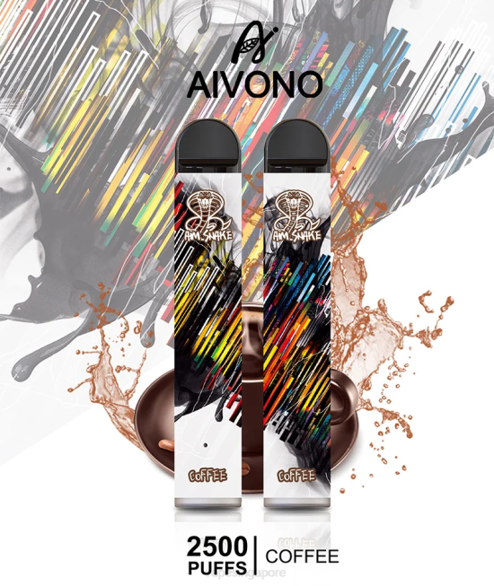 Aivono AIM SNAKE 2500 Coffee - 82P6300 Disposable Vape Singapore