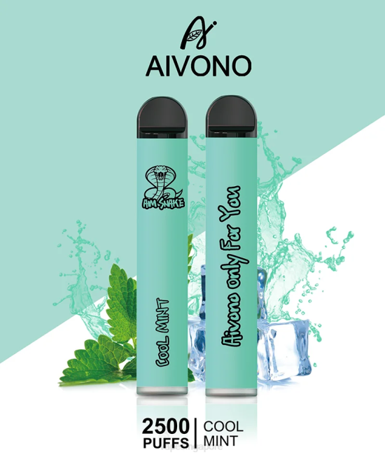 Aivono AIM SNAKE 2500 Cool Mint - 82P6302 Disposable Vape SG