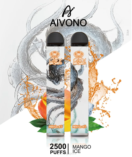 Aivono AIM SNAKE 2500 Mango Ice - 82P6313 Vape Wholesale Prices