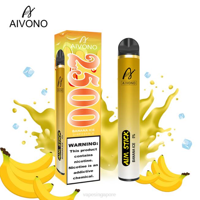 Aivono AIM STICK 2500 Banana Ice - 82P6151 Vape Wholesale Prices