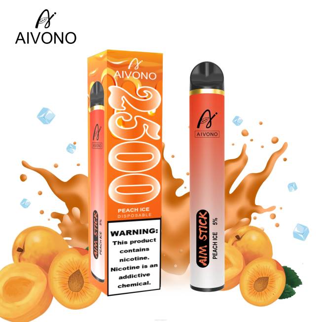 Aivono AIM STICK 2500 Peach Ice - 82P6144 Vape Wholesale Supplier