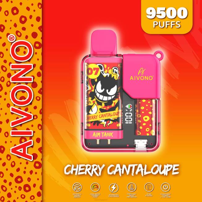 Aivono AIM TANK 9500 Cherry Cantaloupe - 82P645 Vape Wholesale Supplier