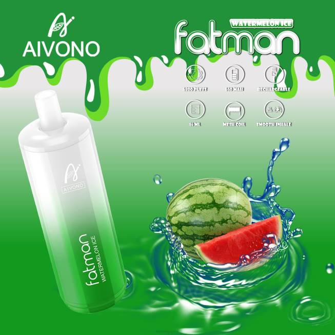 Aivono FATMAN 6800 Watermelon Ice - 82P628 Vape Supplier Singapore