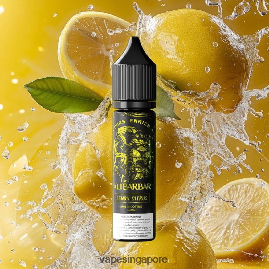 Vape Wholesale Supplier ZB848090 Alibarbar Hookah Onyx Lemon Citrus