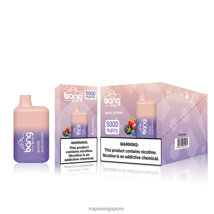 Bang Box BC5000 JL06V87 - Best Disposable Vape Singapore Disposable