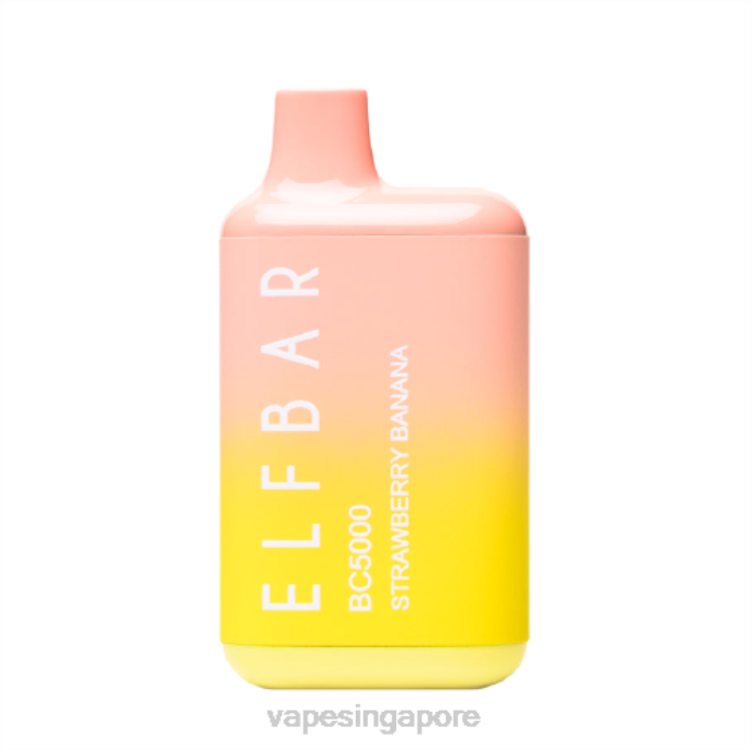 Strawberry Banana - disposable Vape Singapore 2PLF308 ELFBAR BC5000