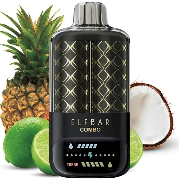 Elf Bar Combo 25000 - LT80N5 Lime & Pineapple Disposable Vape SG