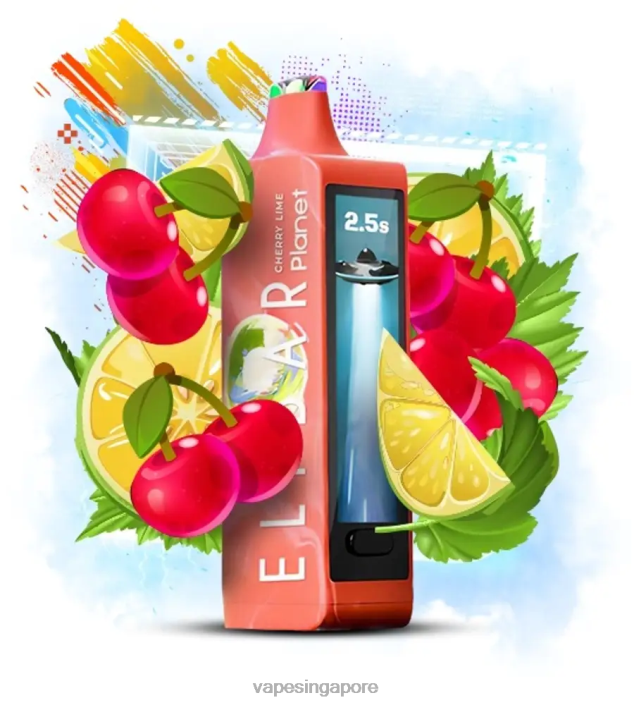 Elf Bar Planet 25000 - LT80N23 cherry lime Disposable Vape SG