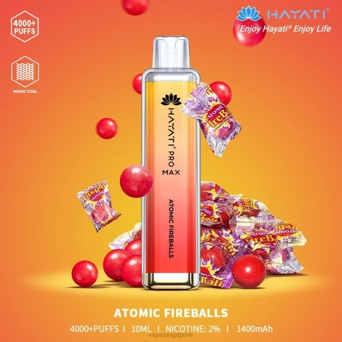 Atomic Fireball - Vape Singapore 2PLF143 Hayati Pro Max 4000