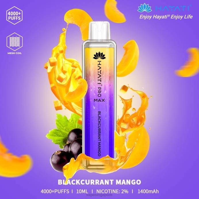 Blackcurrant Mango - Vape Wholesale prices 2PLF146 Hayati Pro Max 4000