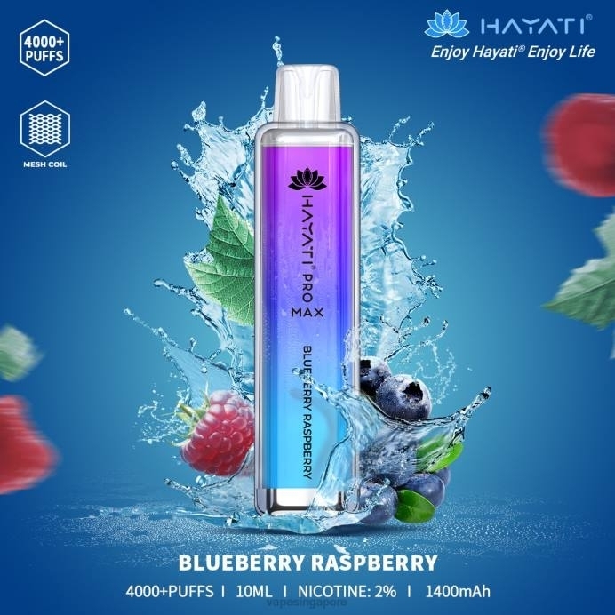 Blueberry Raspberry - Vape Singapore 2PLF153 Hayati Pro Max 4000