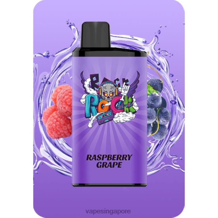 Vape Supplier Singapore DZN609 | IGET Bar Pro Raspberry Grape