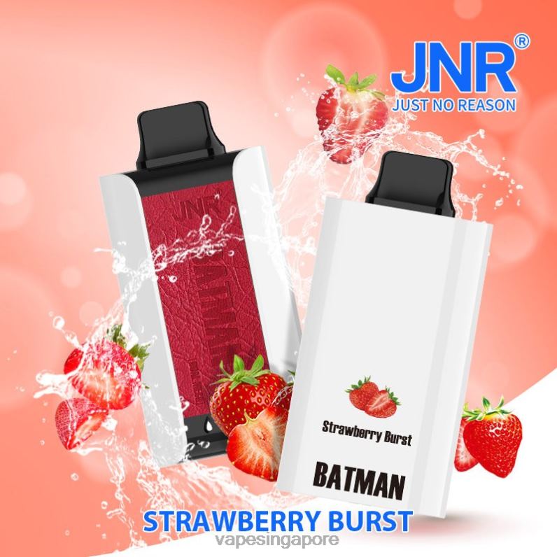 JNR BATMAN 11000 884J813 Strawberry Burst Disposable Vape Singapore