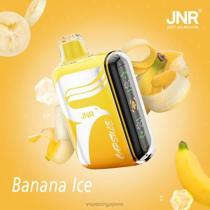 Banana-Ice - disposable Vape Singapore 2PLF598 JNR CAPSULE