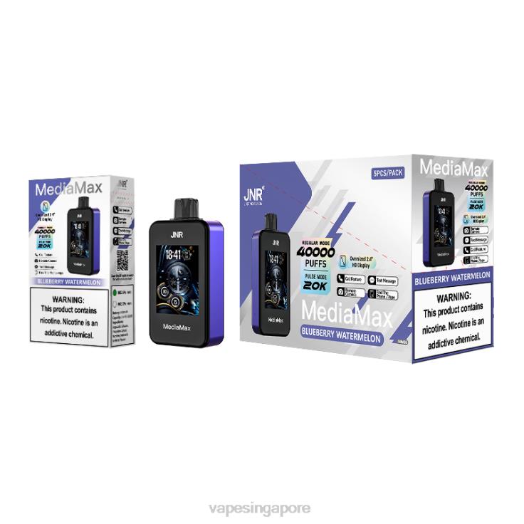 Blueberry Watermelon JNR MediaMax 40k Puff- disposable Vape SG -XXF6F12