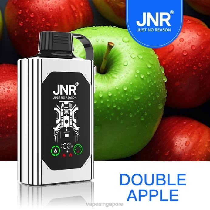 Double Apple - disposable Vape SG 2PLF620 JNR SHISHA BOX