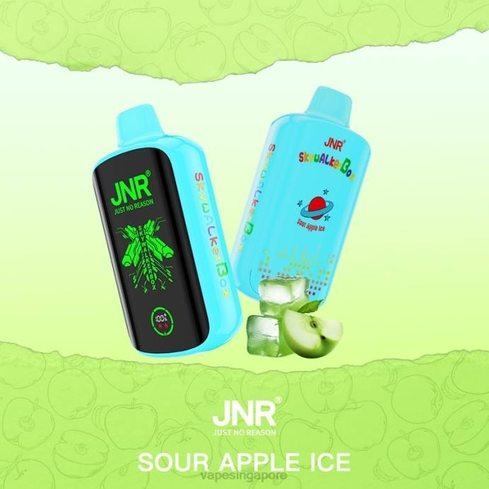 Sour Apple Ice - disposable Vape SG 2PLF590 JNR SKYWALKER BOX