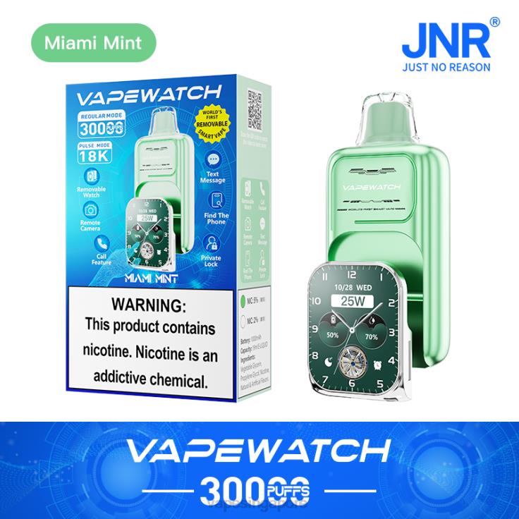 Miami Mint JNR Vape Watch- Vape supplier Singapore -XXF6F8