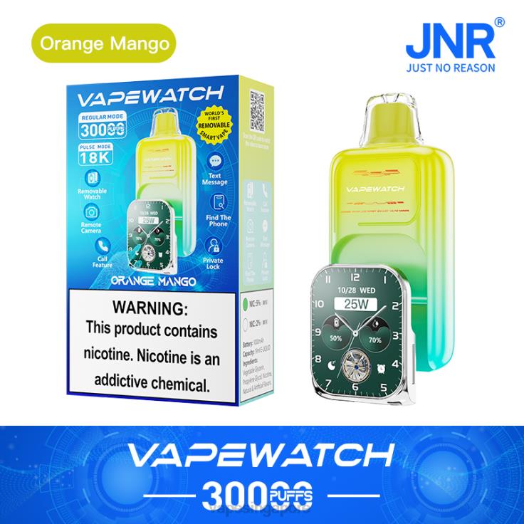 Orange Mango JNR Vape Watch- disposable Vape SG -XXF6F2