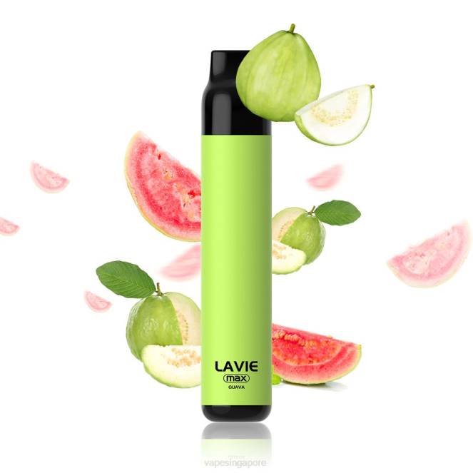 LAVIE BAR 5000 Puffs - MAX 4HB0284 | Disposable Vape SG Guava