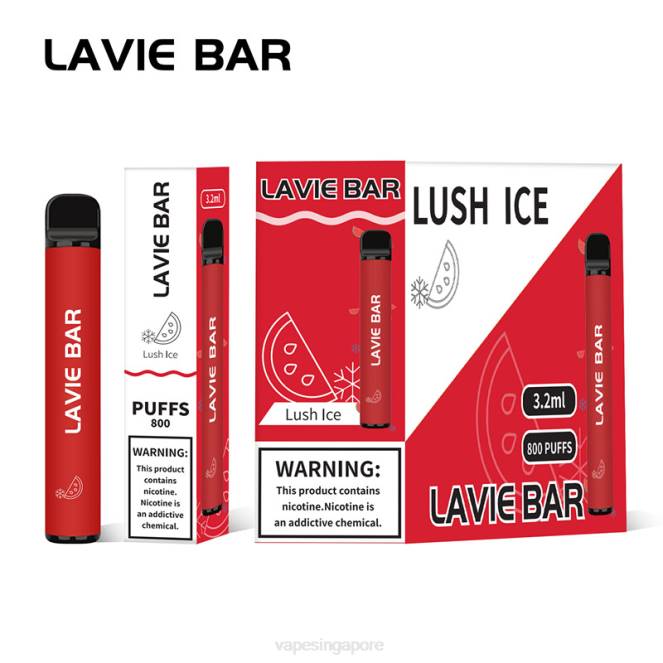 LAVIE BAR 800 Puffs 4HB0308 | Vape Singapore Lush Ice