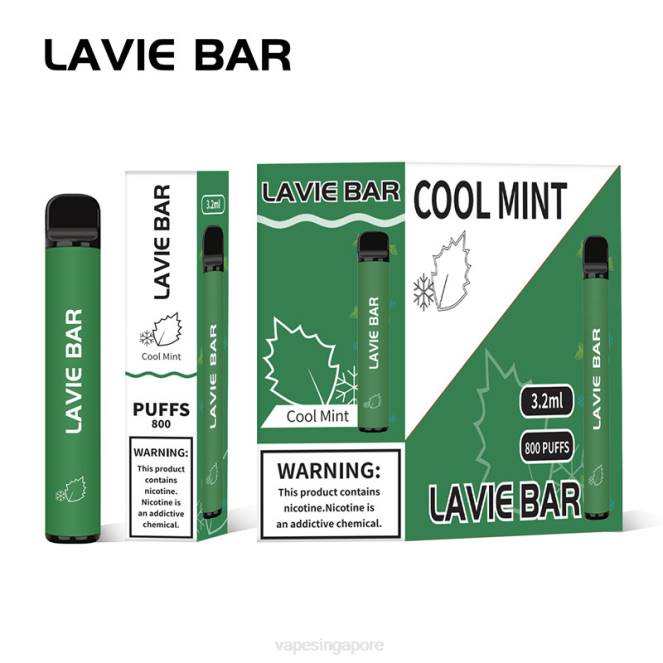 LAVIE BAR 800 Puffs 4HB0311 | Disposable Vape SG Cool Mint