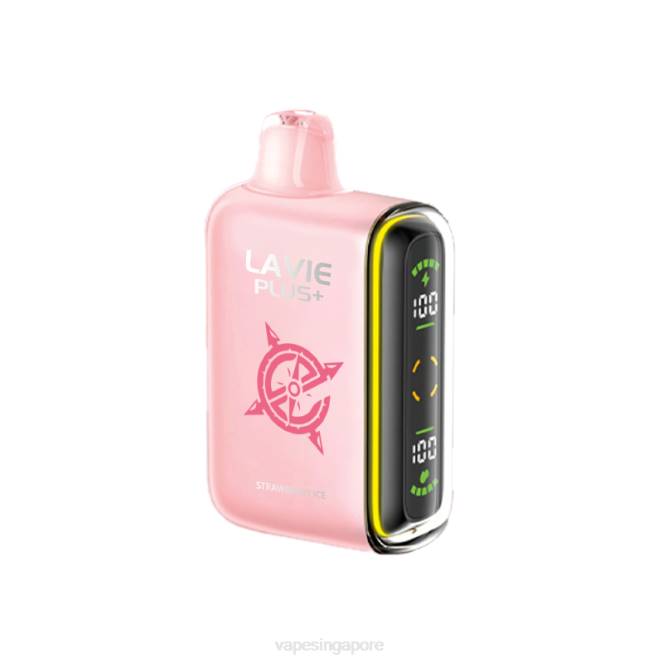 LAVIE PLUS 15000 Puffs 4HB0104 | Disposable Vape SG Strawberry Ice