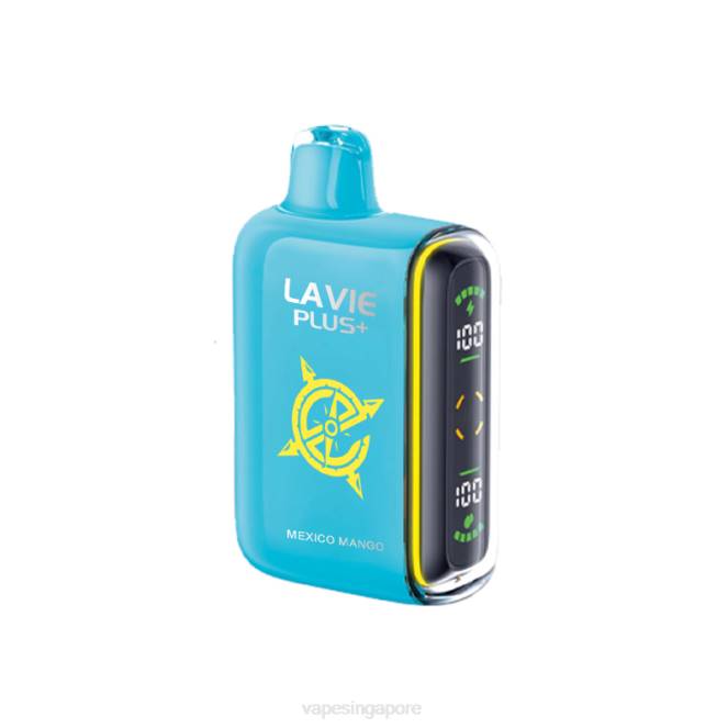 LAVIE PLUS 15000 Puffs 4HB095 | Disposable Vape SG Mexico Mango