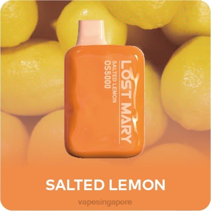 Salted Lemon - disposable Vape Singapore 2PLF498 LOST MARY OS5000