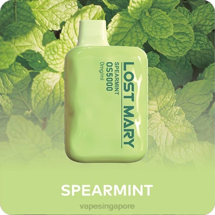 Spearmint - Vape Wholesale prices 2PLF506 LOST MARY OS5000 0mg/ml