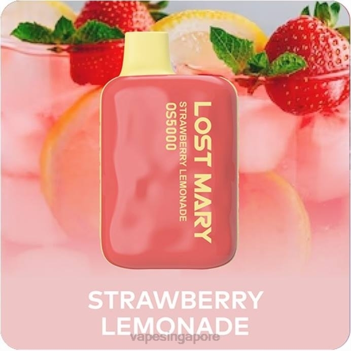 Strawberry Lemonade - Vape Wholesale near me 2PLF499 LOST MARY OS5000