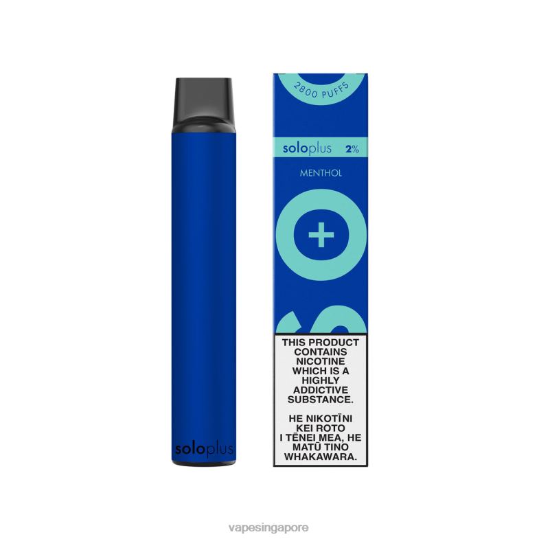 Disposable Vape SG BDFBR32 - Solo Plus Disposable Vape Menthol