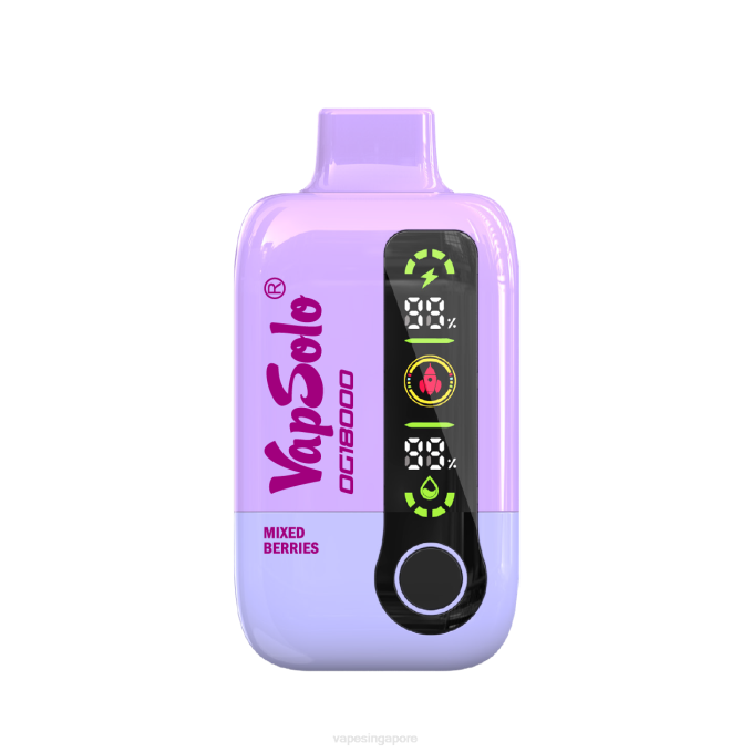 VapSolo DG18000 | Disposable Vape Singapore 66VL3 Mixed Berry