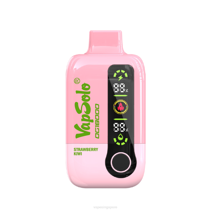 VapSolo DG18000 | Vape Supplier Singapore 66VL9 Strawberry Kiwi