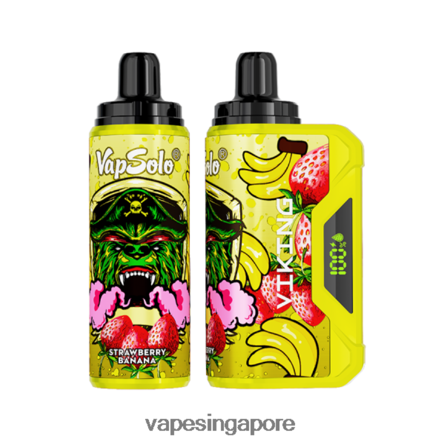 Vape Singapore ZB8480137 Vapsolo VIKING Disposable Vape Strawberry Banana