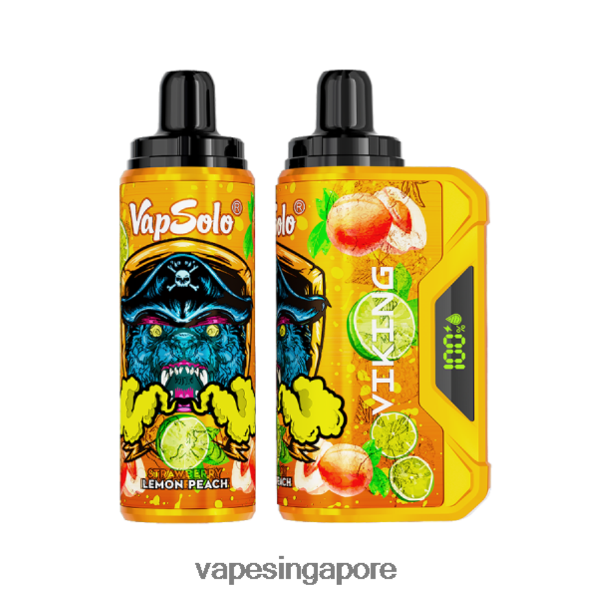 Vape Wholesale Supplier ZB8480135 Vapsolo VIKING Disposable Vape Lemon Peach