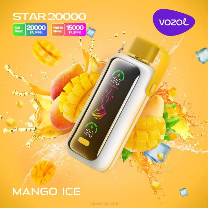 Disposable Vape Sg MANGO ICE 2TFN13 VOZOL STAR 20000